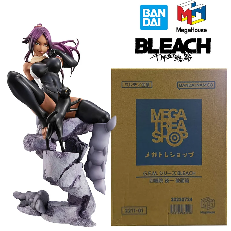 

Bandai Namco Mega House G.E.M. Bleach Shihouin Yoruichi 20 см аниме оригинальная фигурка модель игрушка подарок на день рождения коллекция