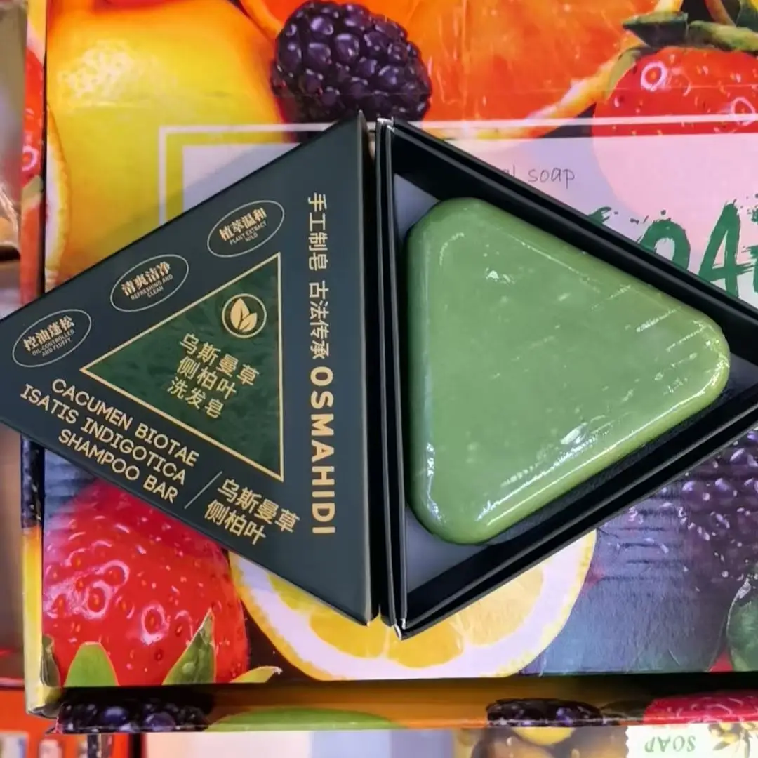 OSMAHIDI Xinjiang Usman Shampoo Bar with Biota Herb, Natural Hair Growth Soap for Hair Loss, Darkening & Volumizing