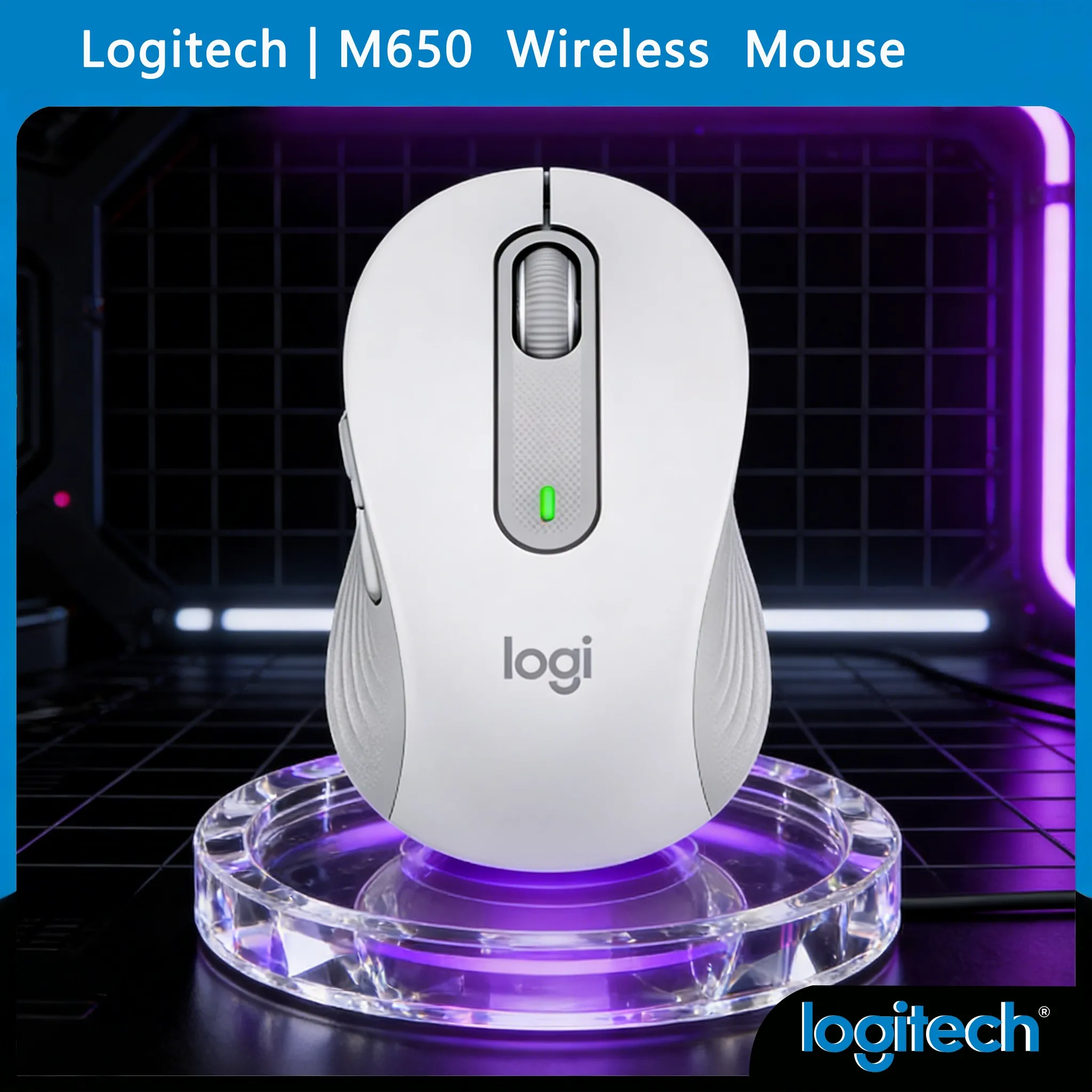 

Logitech M650/M650/M650L Eco Mouse - Stylish & Sustainable for Home Office