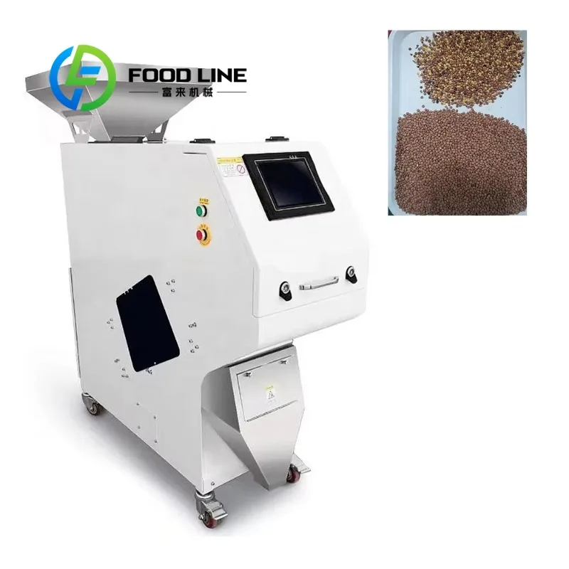 Multi‑Channel Color Sorter Machine High Accuracy Grain Sorting Equipment For Rice Soybean Corn Grain Separation Processing