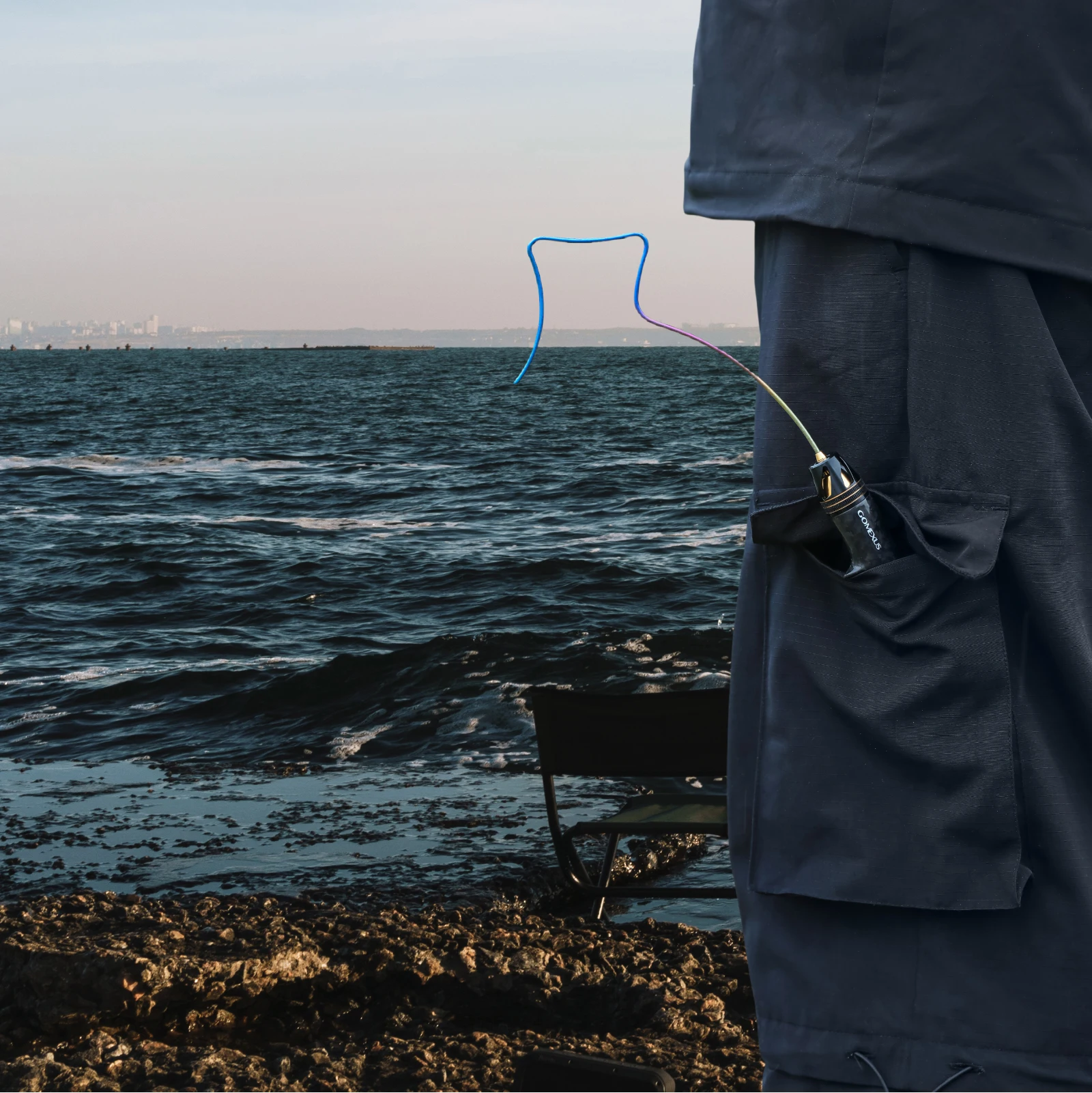 Gomexus Decoupling Device Area trout hook releaser with forged carbon grip and titanium wire adjustable length - Image 6