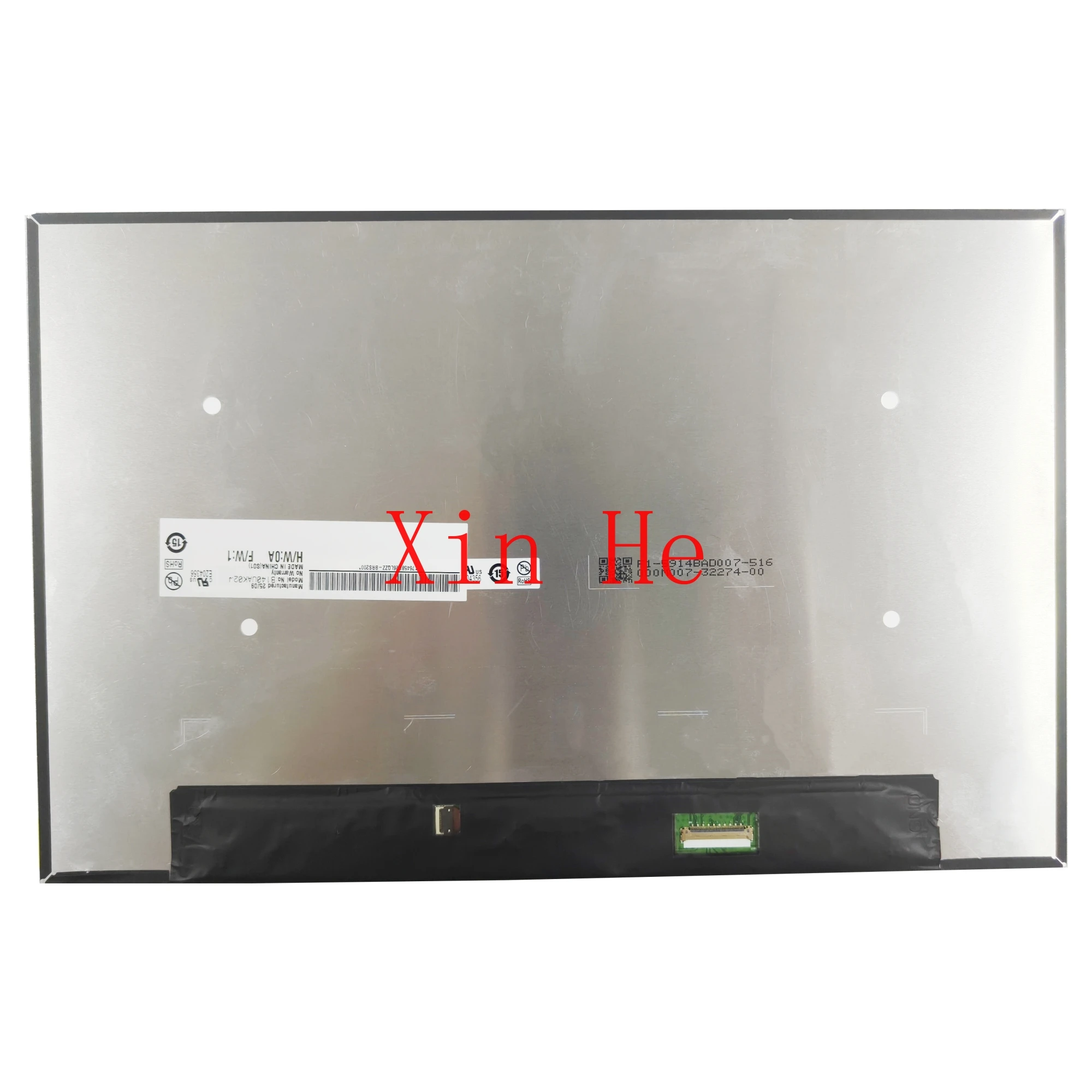 

14.0'' B140UAK02.J Laptop LCD Screen Display Panel Matrix Replacement