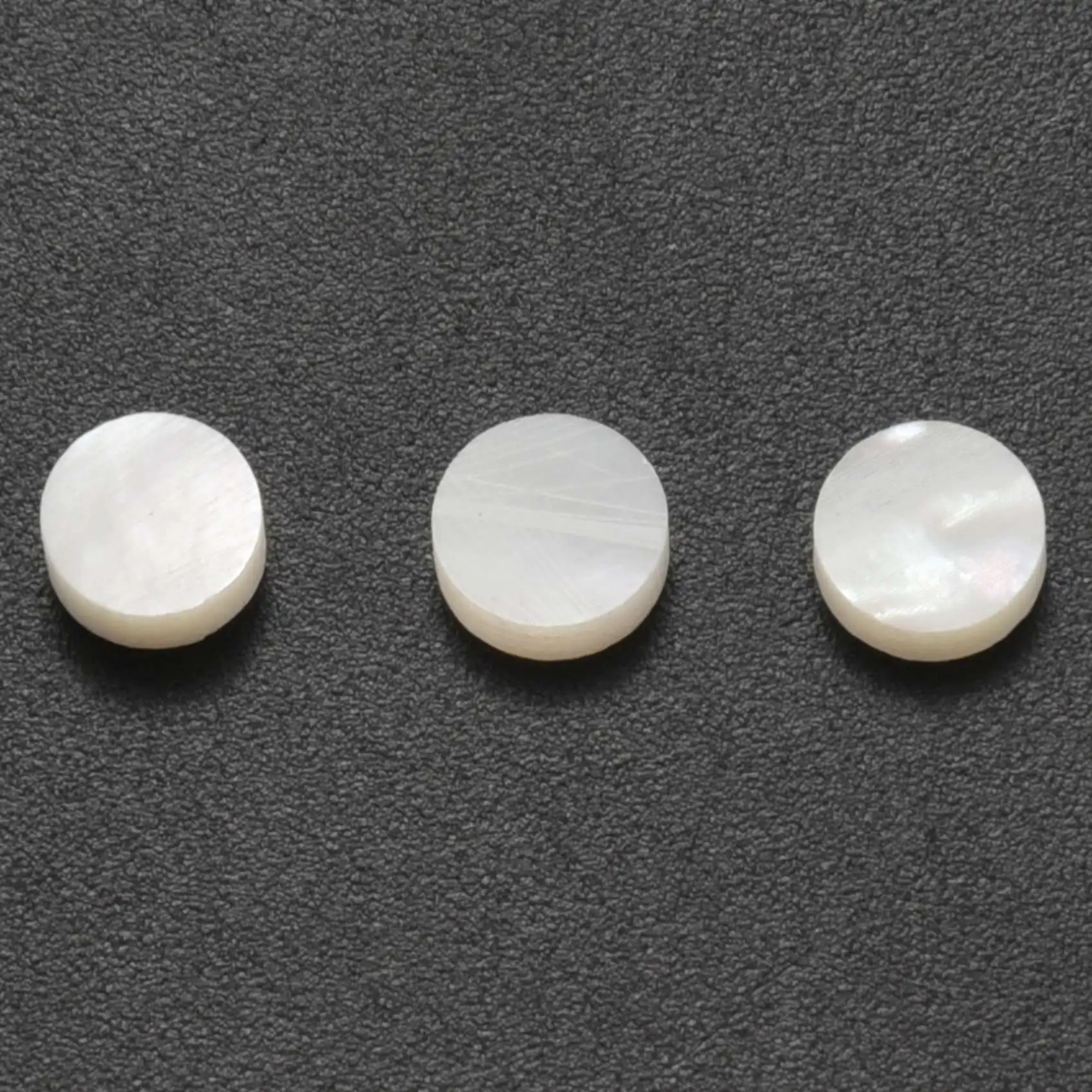 12 White Mother of Pearl Luthier Dots Inlay Fret Side Marker 6mm