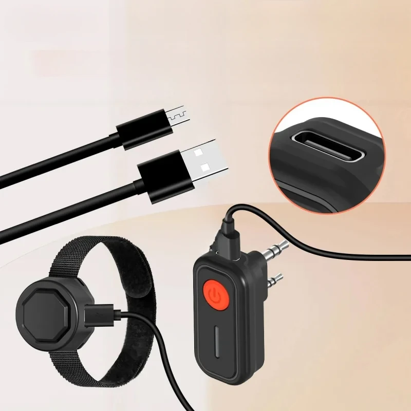 BT-E2 Walkie Talkie 2.4G Wireless Headset Noise Reduction Handsfree Earpiece Replacement for  UV-5R UV-32 UV-21