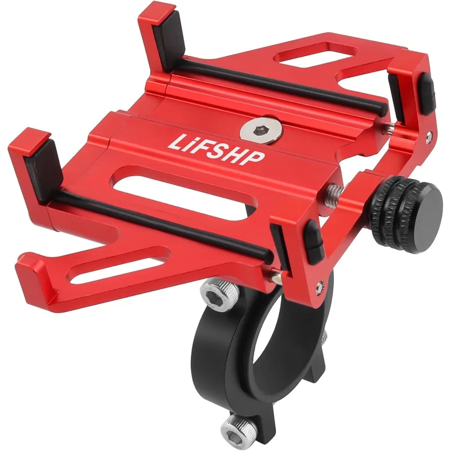 

Bike Phone Holder Motorcycle Phone Mount for iPhone 15 Pro Max Plus 14 Pro Max S9 S10 and More 4.5 to 6.9 Smartphones Durable A