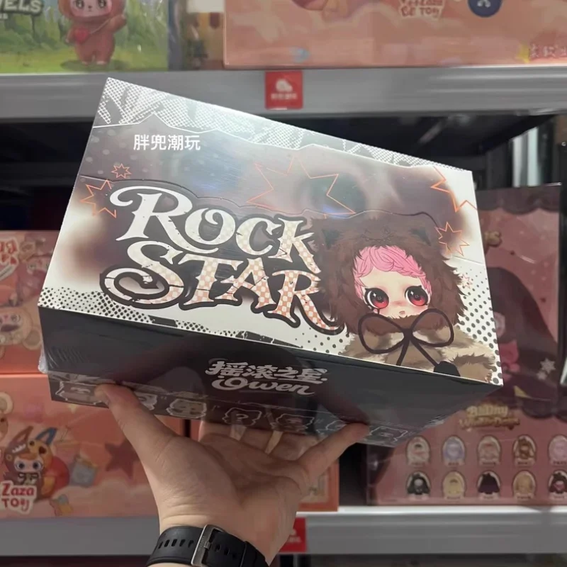 

Original Owen Rock Star Series Full Set Plush Blind Box Cute Cat Style Stuffed Toy Couple Holiday Birthday Gift For Collectors