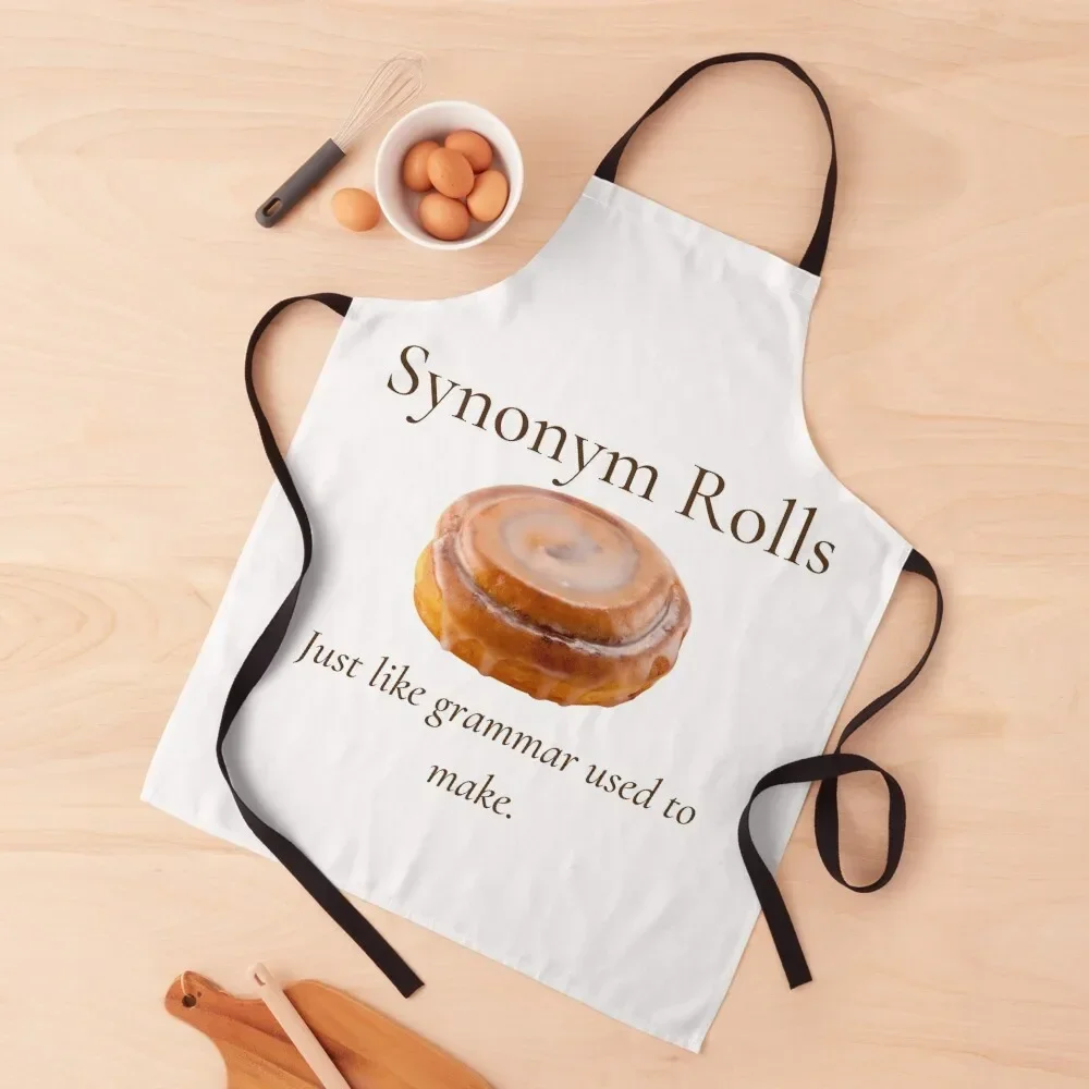 Synonym Rolls - Just Like Grammar Used To Make Apron painting professional kitchen For Hairdresser Cooking Clothes Apron