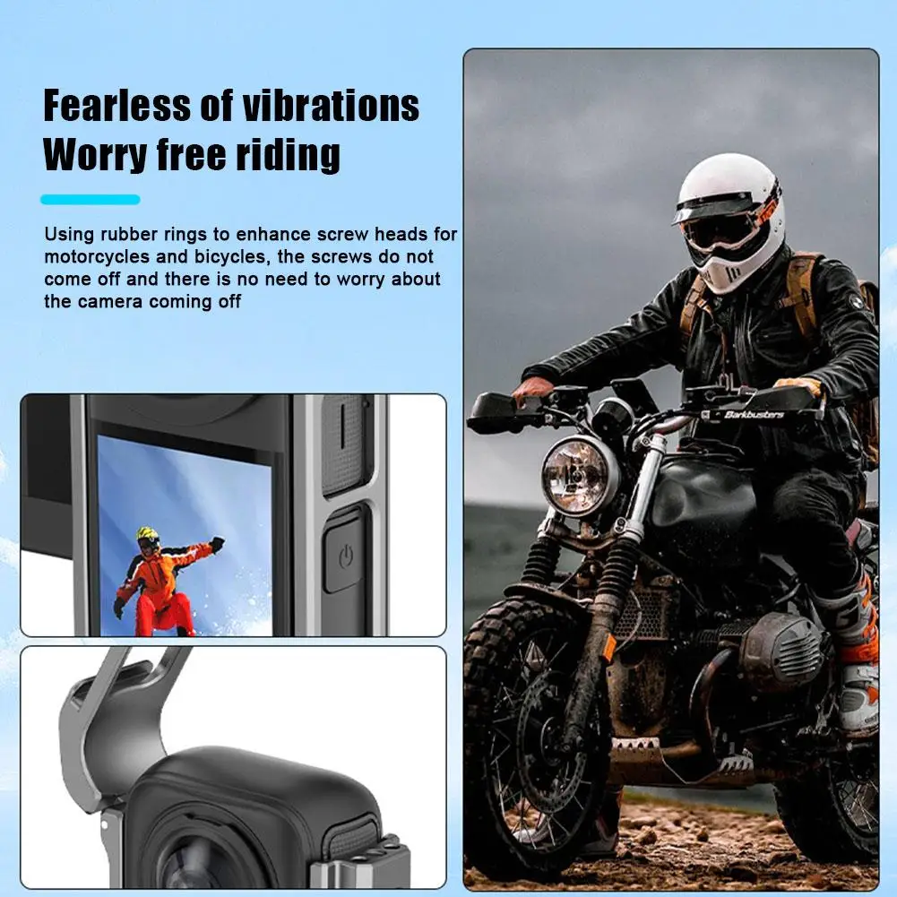 For Insta360 X4 Metal Rabbit Cage Magnetic Frame Heat Sports Accessories Camera Dissipation Camera Expansion Protectiv P1a2