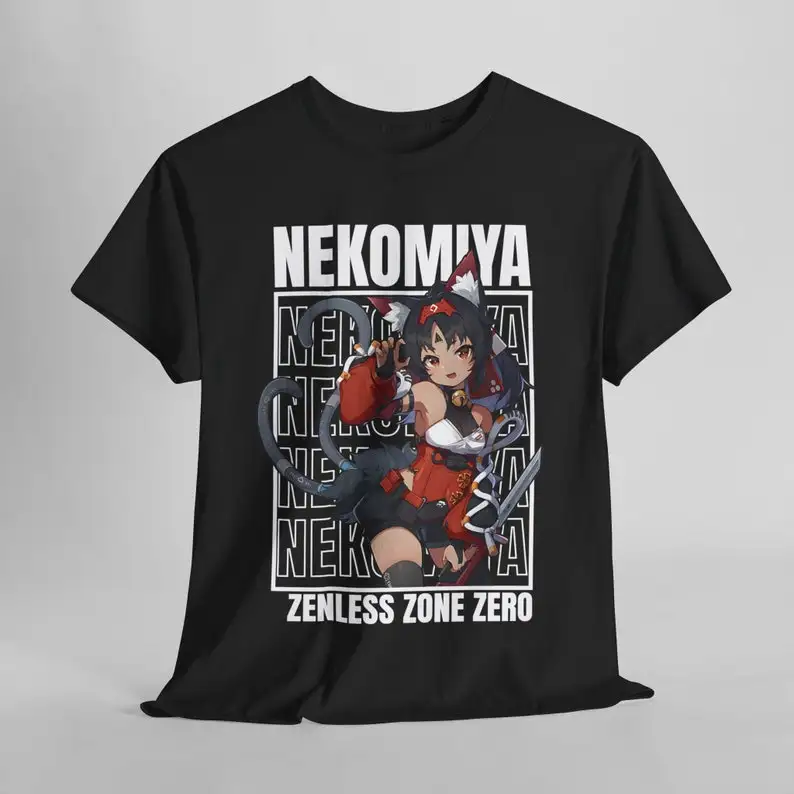 Nekomiya Zenless Zone Zero Stylish Anime T-Shirt