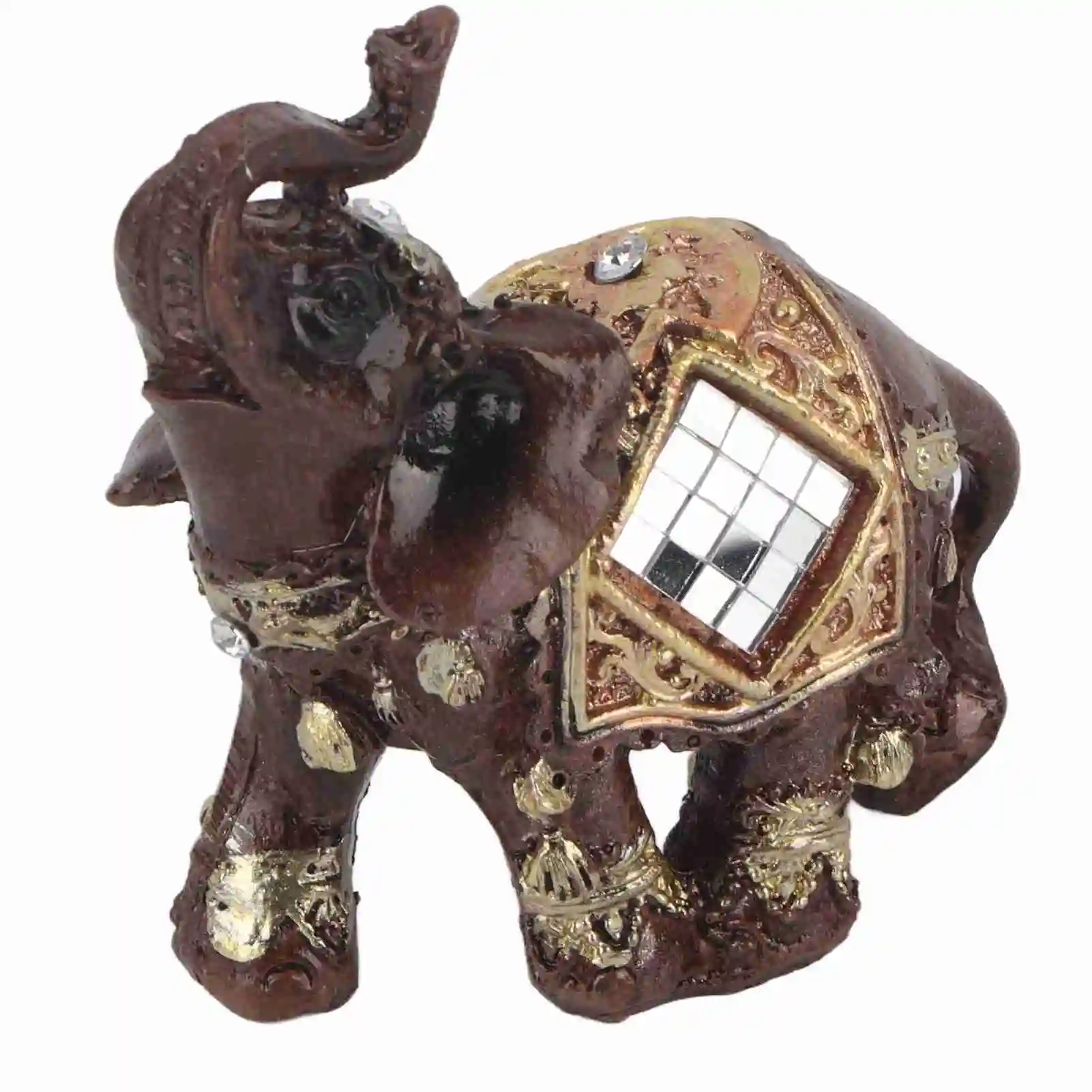 Feng Shui Olifant Lucky Feng Shui Houtnerf Olifant Standbeeld Sculptuur Rijkdom Beeldje Gift Home Decoratie Olifant Sculptuur