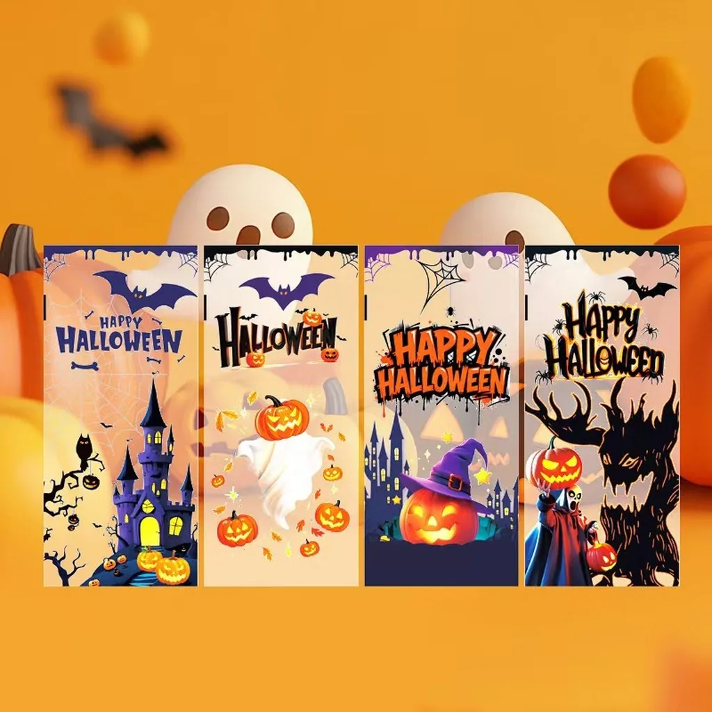50pcs 50pcs Halloween Candy Bags Plastic Pumpkin Bat Witch Cookie Biscuit Packaging Pouch Trick or Treat Party Snack Goodie Bag - Aliexpress Deal