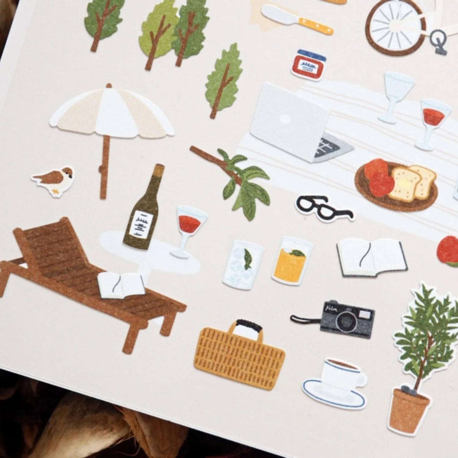 Korean Import Suatelier In The Garden Paper Sticker Scrapbook Decoration Stationery DIY Stickers School Office Supply 1147