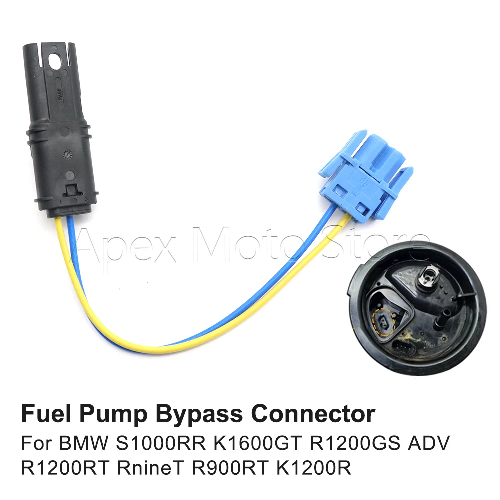 Motorcycle Fuel Pump Electronic Bypass Connector Kit For BMW R1200GS ADV R1200RT S1000RR R900RT RnineT K1200R K1600GT K1300R