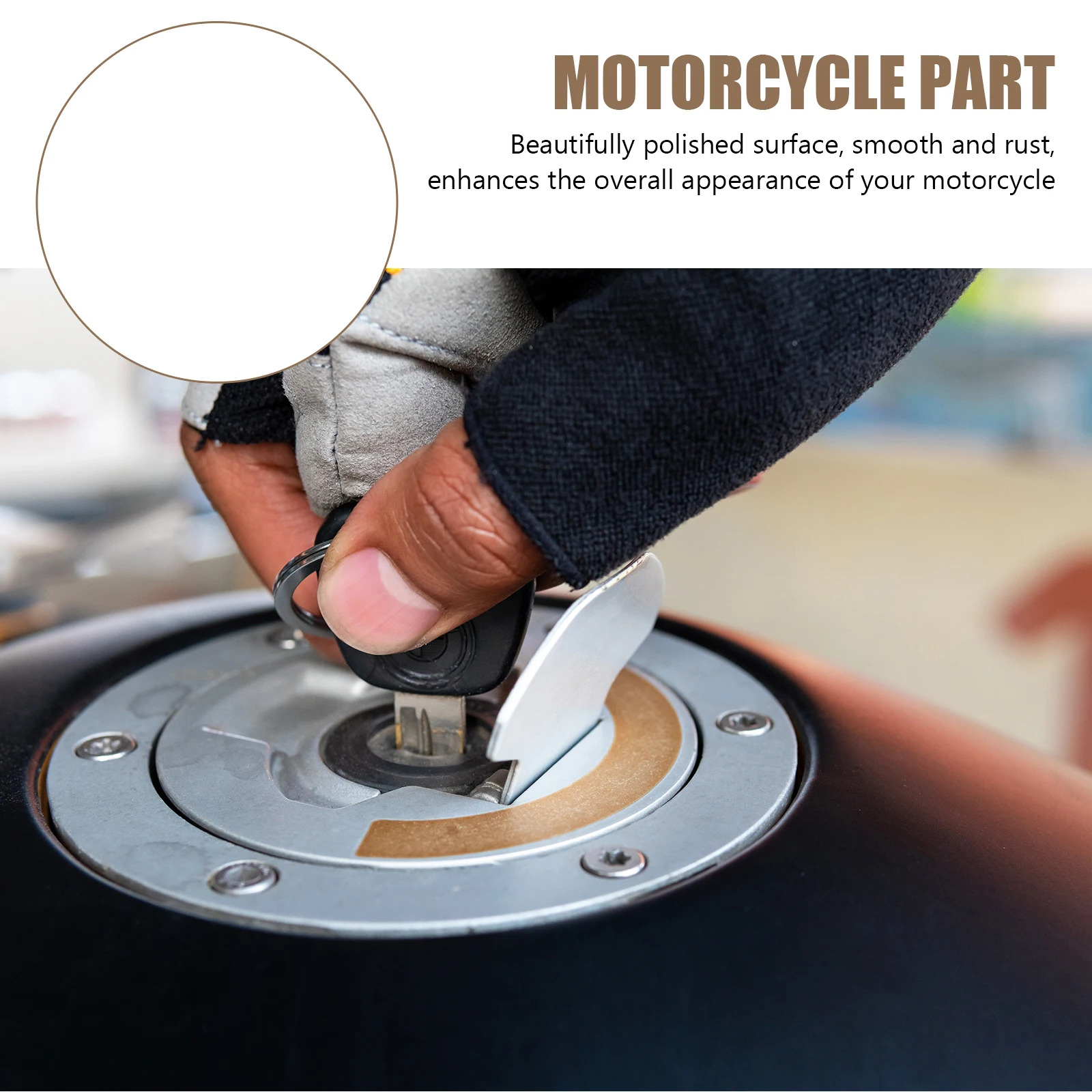 

1pcs Stainless Steel Replacement Coolant Reservoir Cover For Motorcycle Dirt Bike Tricycle Durable Corrosion Resistant Polished