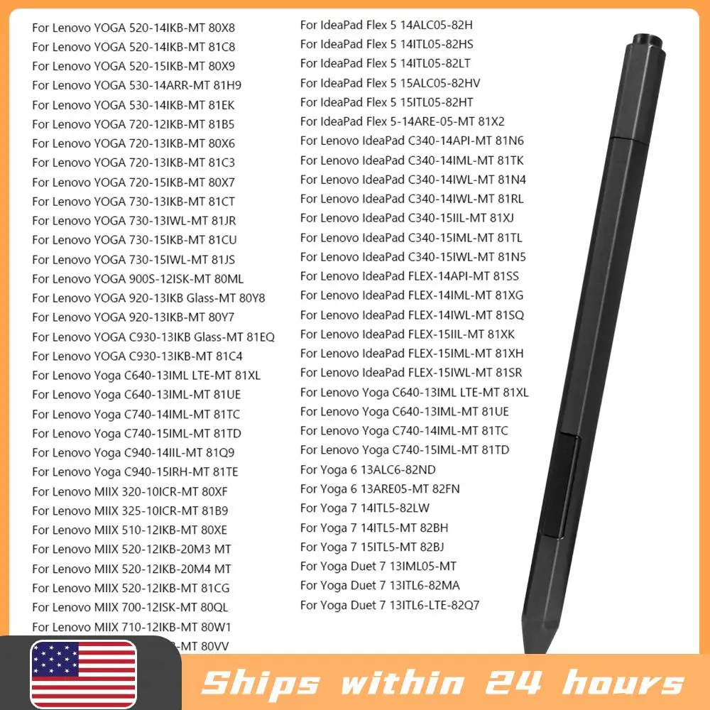 

Laptop Stylus Magnetic Active Pen 4096 Pressure Sensitive Bluetooth-compatible for Lenovo Yoga 520 530 720 C730 C740 920