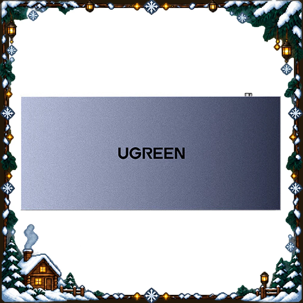 UGREEN 35374 Gigabit Ethernet Switch CM740 24 Ports VLAN Isolation Static Link Aggregation Metal Case 19in Rack Mount