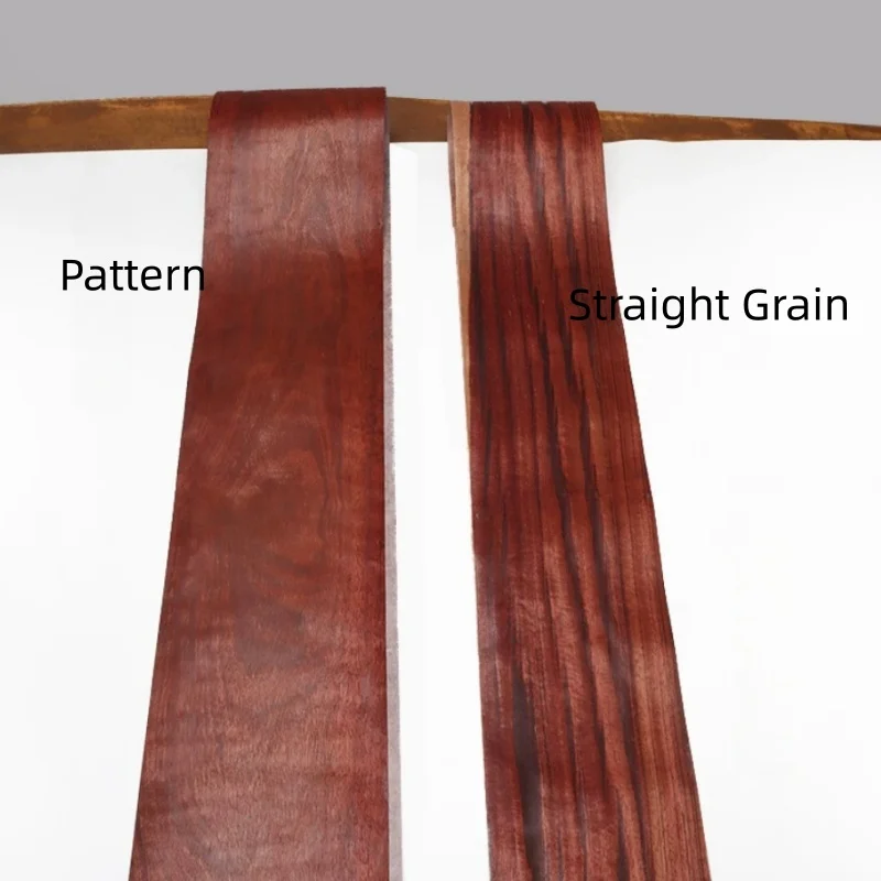 250X15cm Natural Rosewood Wood Veneer Sheet With Straight Grain for Table Top Furniture Cabinet Panels DIY Craft Project Veneer