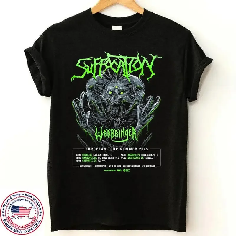 Warbringer Band Europe Tour With Suffocation T Shirt S 5Xl Tt1167