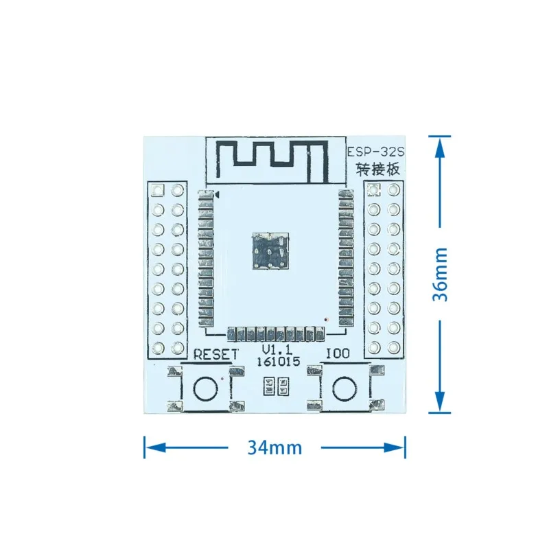 5 peças esp32 esp32s wifi sem fio para módulo bluetooth para placa adaptadora módulo conversor pinboard ESP-32 ESP-32S