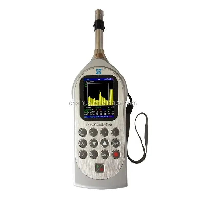 ホット販売 AWA6228 + 騒音レベル音圧音響計音響測定装置デシベルレコーダー騒音汚染装置