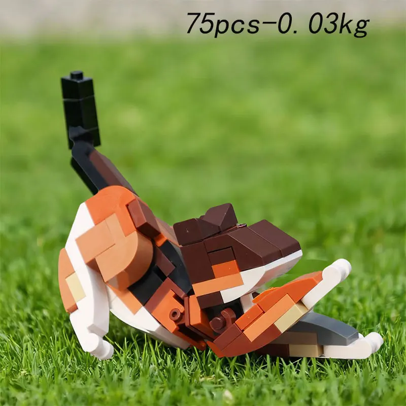 Spot MOC-75pcs animal petites particules bloc de construction puzzle jouet modèle coffret cadeau accessoires