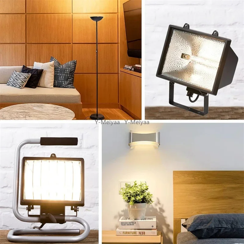 1/2/5 قطعة R7S J118 LED أنبوب زجاجي COB ضوء لمبة عالية الطاقة مصباح الذرة 100 واط 200 واط 300 واط 400 واط-استبدال الهالوجين الموفرة للطاقة #6