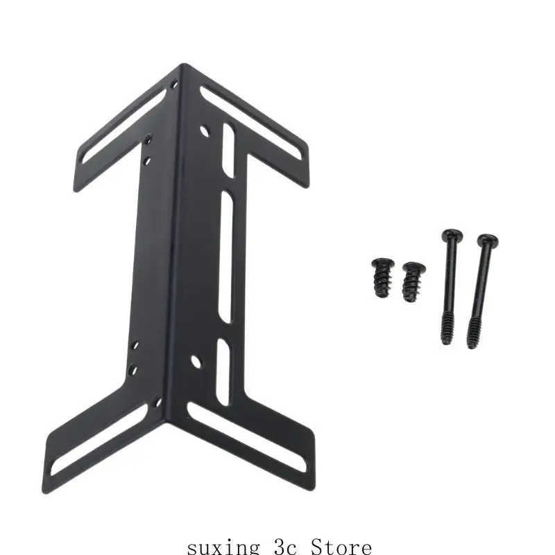 

E8BE Metal Water Cooling Support Bracket, 120mm Fan Compatible, Tanks Mount, Black Finish