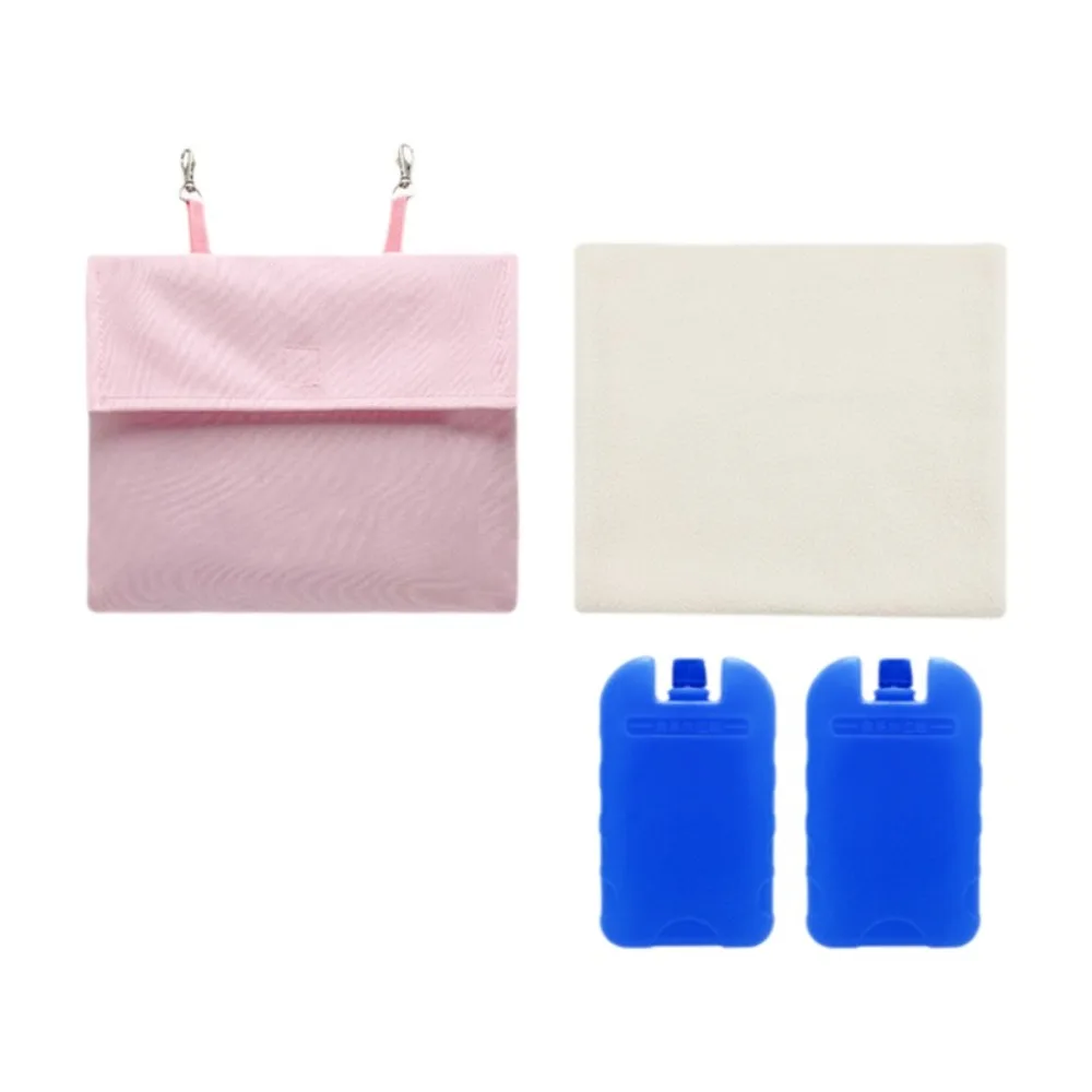 Reusable Pet Cage Ice Pack Portable Washable Small Animal Cooling Supplies Insulated Waterproof Pet Cooling Pouch Hedgehog