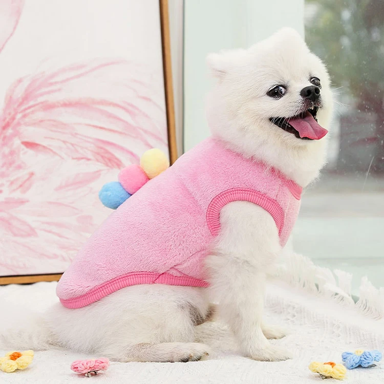 Weiche Flanell-Hundekleidung, Winterkleidung für kleine Hunde, mittelgroßer Welpenmantel, süßer warmer Haustierpullover, Katze, Chihuahua, Yorkie-Outfit, Xxs – Detail 7