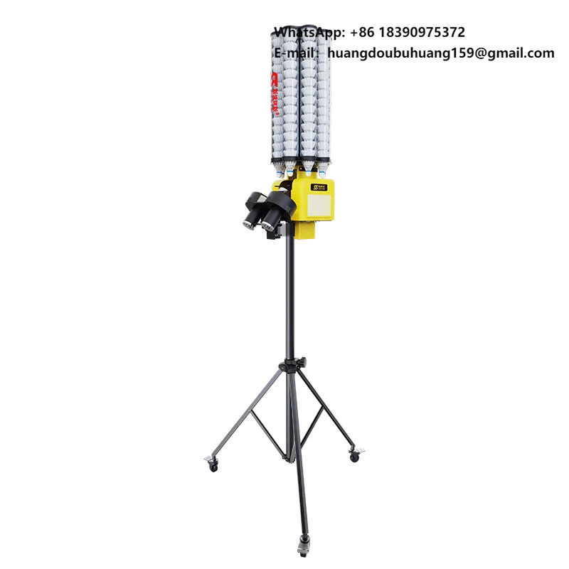 2024 New Arrival Siboasi Intelligent Badminton Shuttlecock Practice Shooting Machine APP Control Badminton Machine for Player