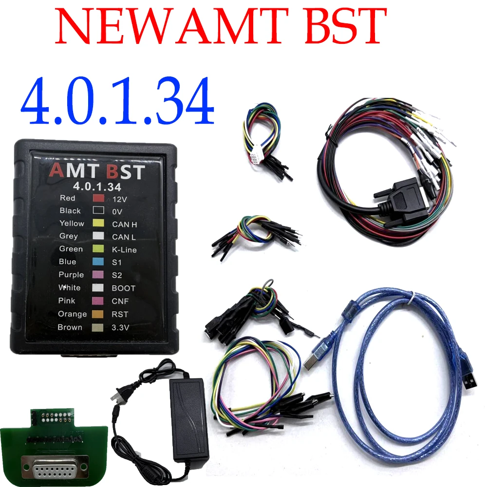 AMT BST V4.0.1.34 vs V3.1.3.5 Service Tool Universal Car Diagnostic Programming Tool for Multi-brand Vehicles Stable Performance