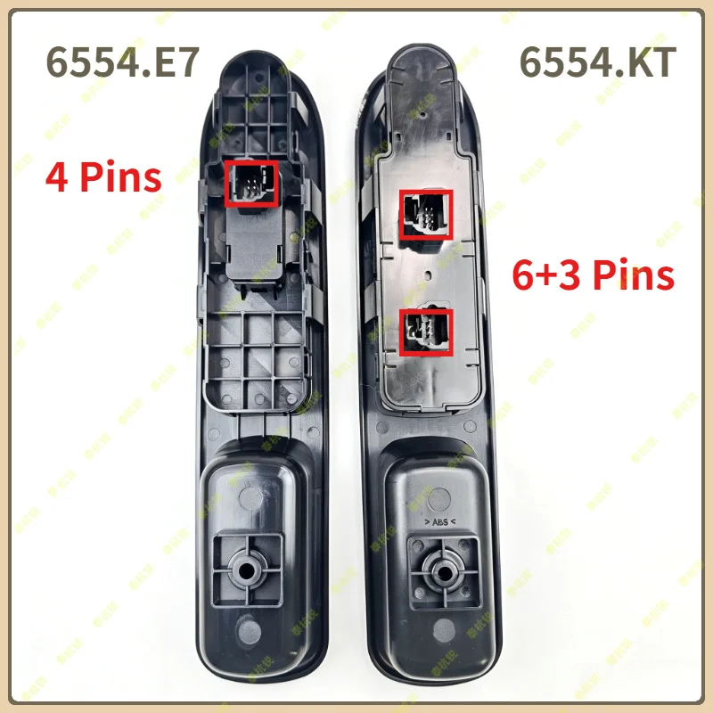 6554.KT 6554.E7 Power Window Master Control Switch Electric Left Front Auto Door Switch For Peugeot 307 Car Accessories 6554KT