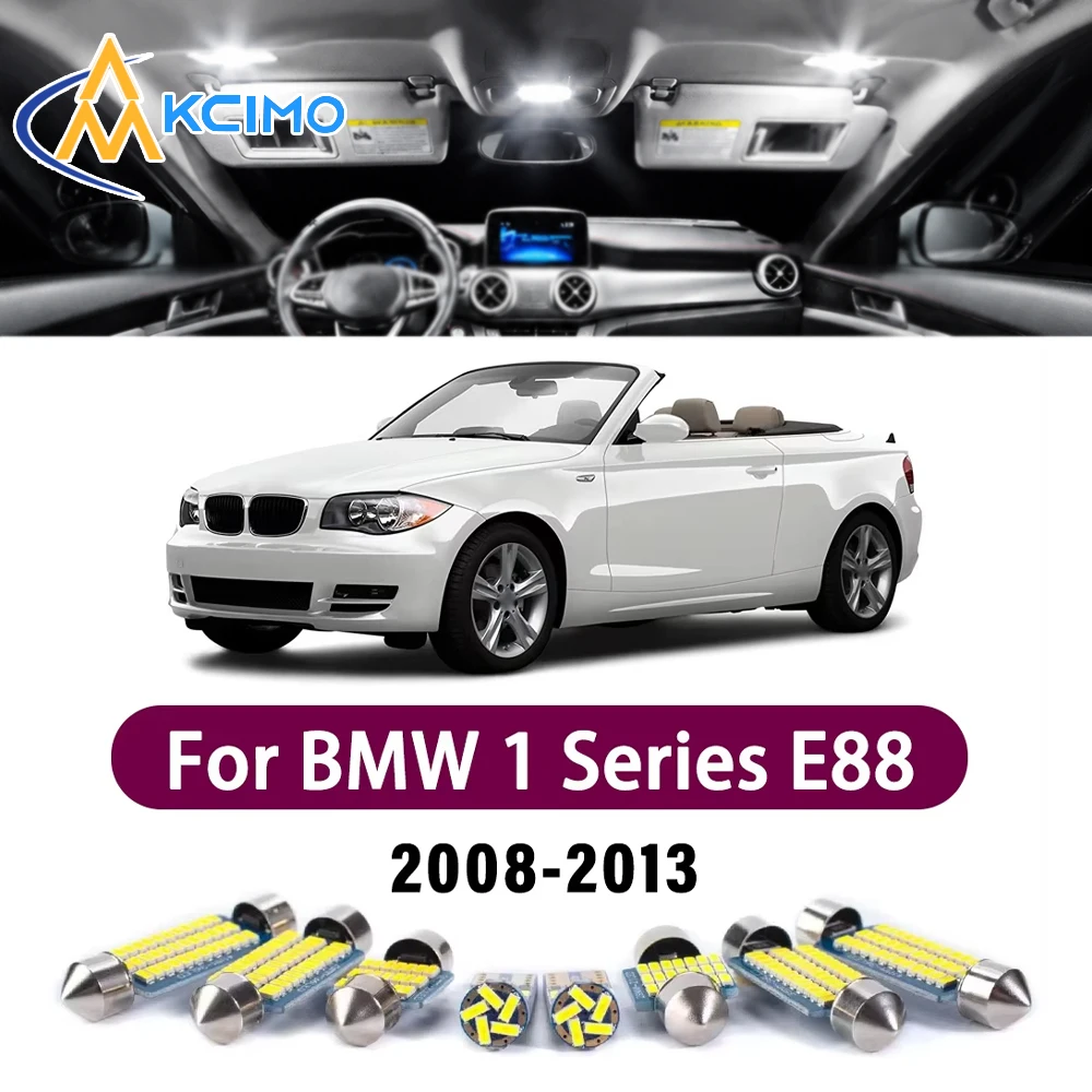 

High-Quality Light Bulb For BMW 1 Series E88 Cabrio 2008-2013 LED Interior Dome Trunk Reading Mirror Error-Free Safer Lights