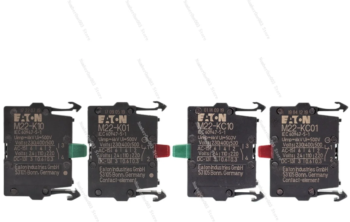 

1 шт. EATON M22-K10 M22-K01 M22-KC10 M22-KC01 кнопочный переключатель вспомогательный контакт