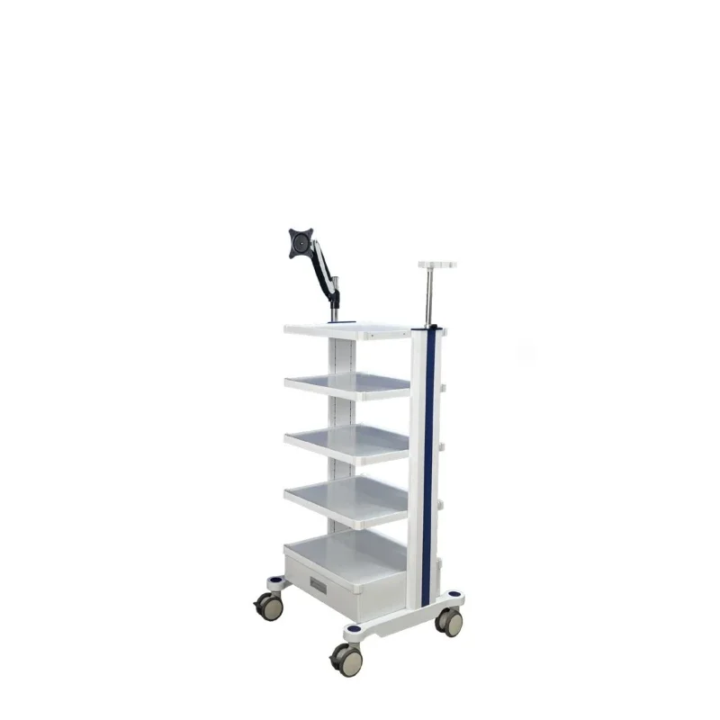 Medical aluminum alloy trolley, operating room equipment tool trolley, endoscope trolley trolley