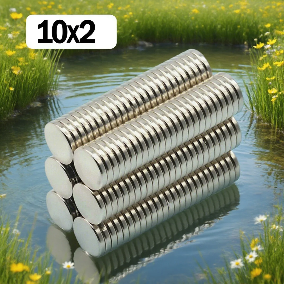 

10X2MM Powerful Neodymium Magnet Round Super Strong Magnets N35 NdfeB Permanent Magnetic imanes Refrigerator Magnet