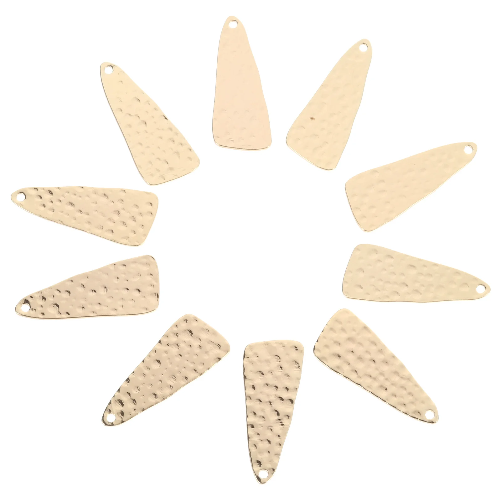 10Pcs Copper Gold Plated DIY Pendants Handmade Jewelry Making Charms Metal Accessories for Necklace Bracelet Earrings Decoration