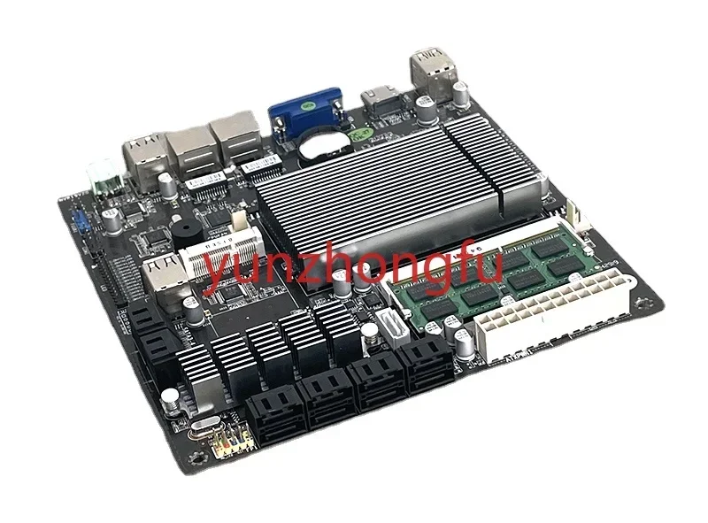 J1900/B75K9-ETH control motherboard NAS Black Qunhui network storage multi hard disk server