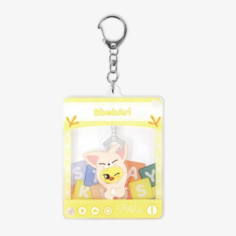 

New SKZOO Stray Kids Kpop Cartoon Twisted Egg Acrylic Keychain Backpack Pendant Essential Gift for Fans Going Out