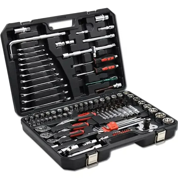

Auto Car Repair 125Pcs Socket Set Ratchet Wrench Hardware Other Hand Tools Kit Drive Socket Set