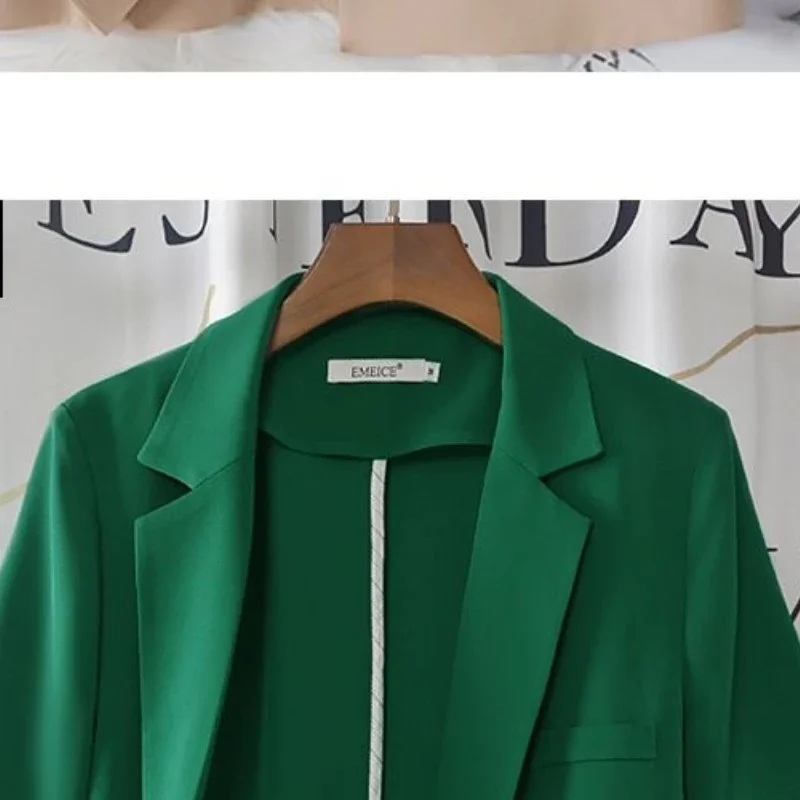 New Summer Short Sleeve Blazer Women Cardigan Thin Jacket Korean Fashion Tops Coats Plus Size Women Clothing Luxury