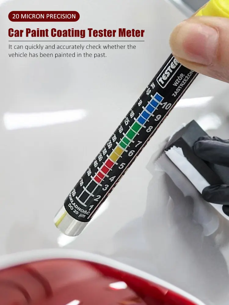 Car Paint Thickness Tester Pen Auto Lak Test Bit Portable Car Paint Coating Tester Meter Thickness Meter Gauge Crash For Car