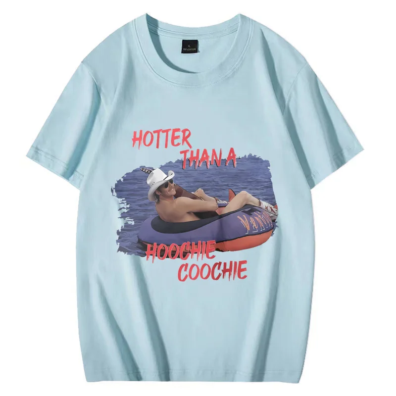 Vintage Hotter Than A Hoochie Coochie Chattahoochee T - Shirt Men Women Summer Hot sale Short Sleeve Cotton Oversized Unisex Tee