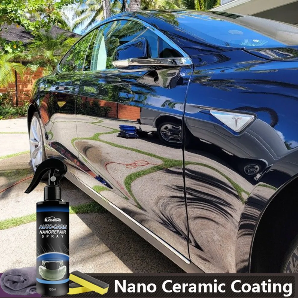 Car Nano Quick Coating Spray Nano Hydrophobic Body Polish Scratch Repair Remover Paint Protection Wax Car Cleaning Brighten Car