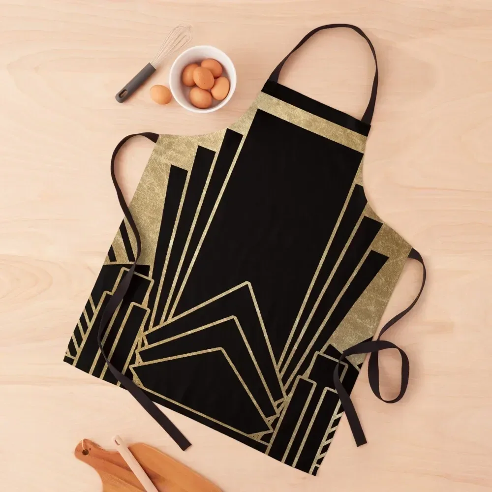 

Art deco design Apron For Women Kitchen Women's Dresses Chef Accessory manicurist Apron