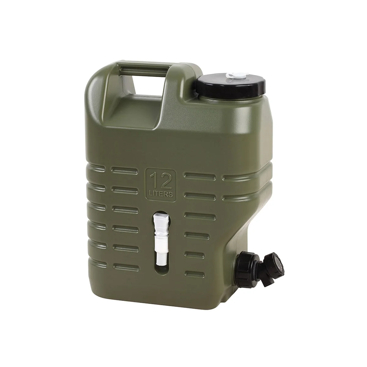 Camping Water Container with Spigot, Water Bucket Portable Water Tank for Hiking Picnic BBQ, Emergency Water Jug 12L