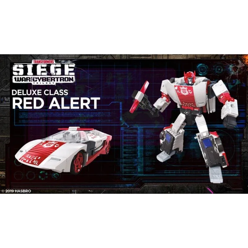 Hasbro Transformers Siege Series War for Cybertron WFC-S35 Red Alert 12Cm Deluxe Class oryginalna figurka prezent zabawka zbieraj