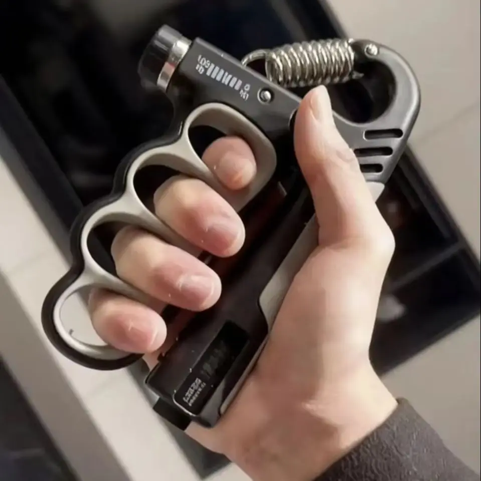 Entrenador de Fuerza de Mano con Resistencia Ajustable de 5-100 kg, Equipo de Entrenamiento de Gimnasio para el Desarrollo Muscular, para Entusiastas del Fitness