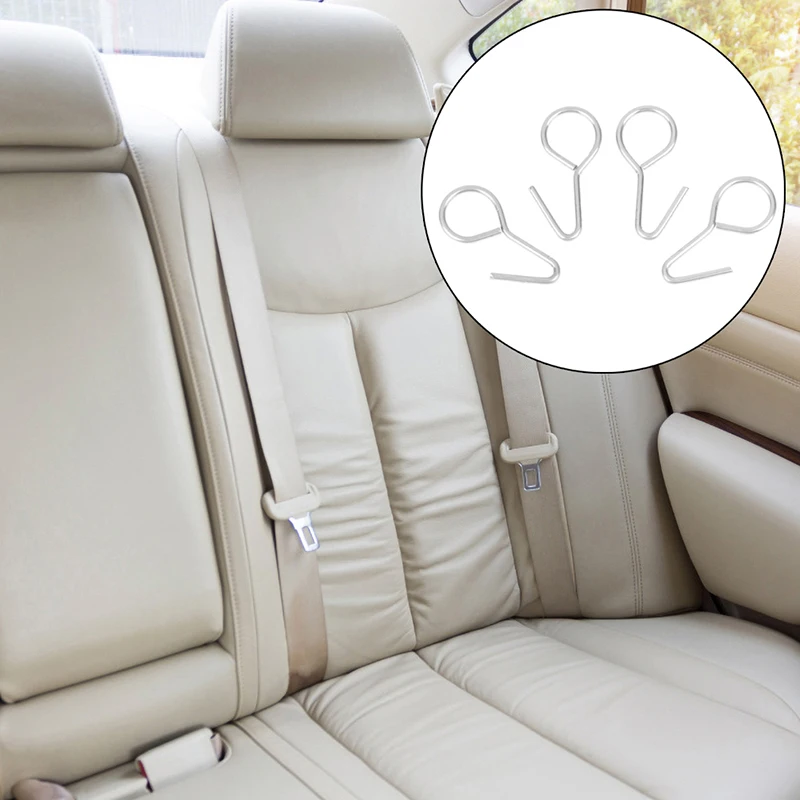 TY 100PCS Universal Steel Multi-functional Car Seat Cover Fixing Hook S Shaped Seat Cover Fastener