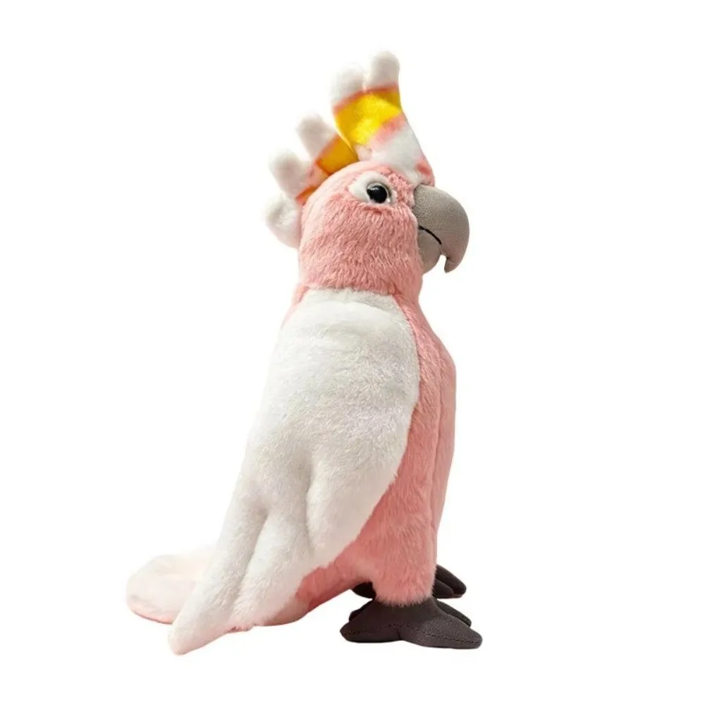 Soft Parrot Plush Toy Colorful Realistic Macaw Stuffed Animal 22cm Vivid Lifelike Parrot Stuffed Doll Educational Toy